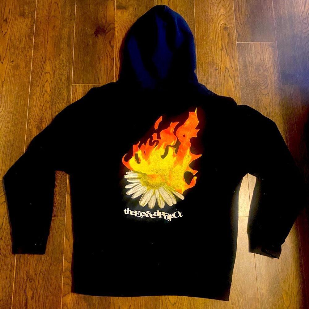 Erased Project Burning Daisies Hoodie